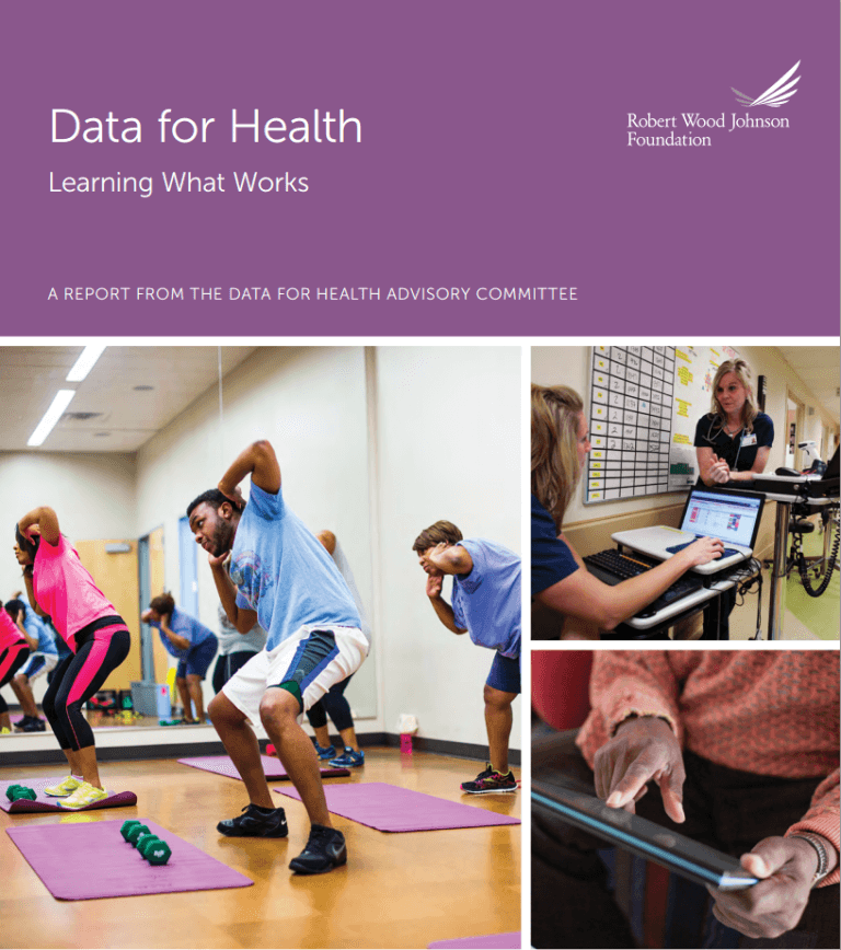 Data for Health report cover