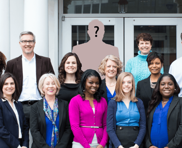 Dave-silhouette in group photo