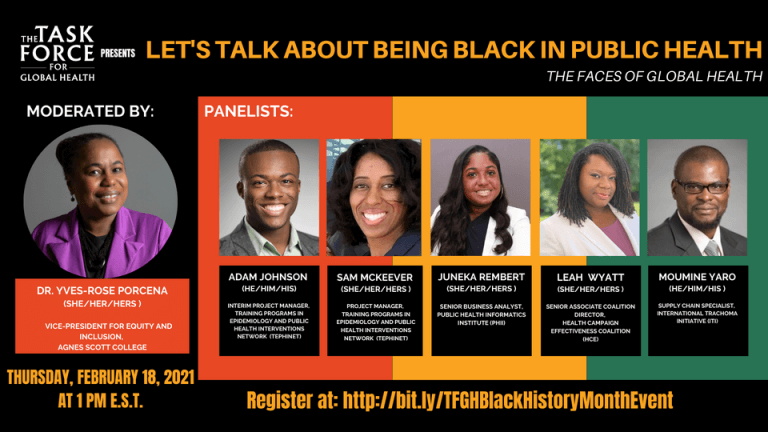 Panel of being black in public health