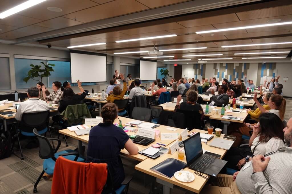 Participants engage with one another during the Data Governance Boot Camp.