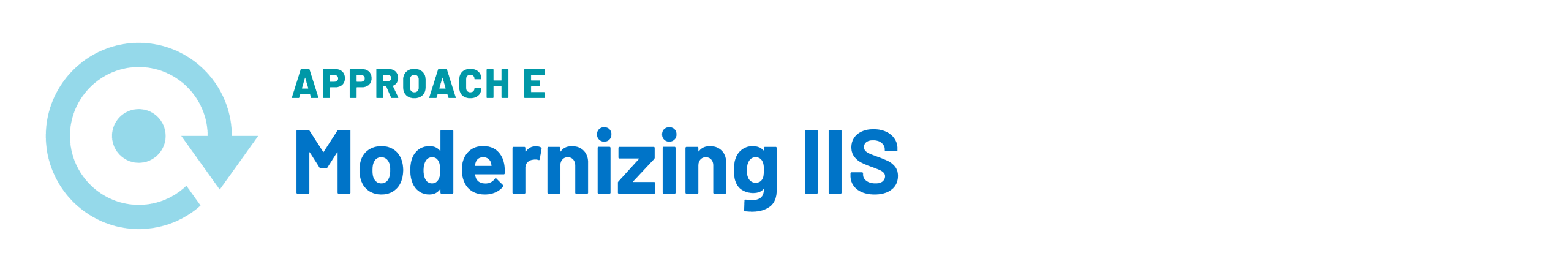 Section E: Modernizing IIS